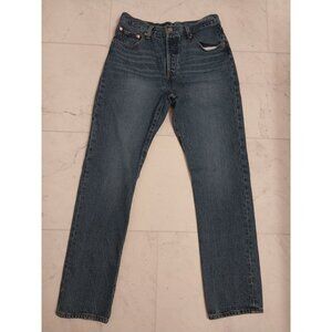 Levis 501 Button Fly Premium Jeans High Rise 100% Cotton Women's Sz W29 L32